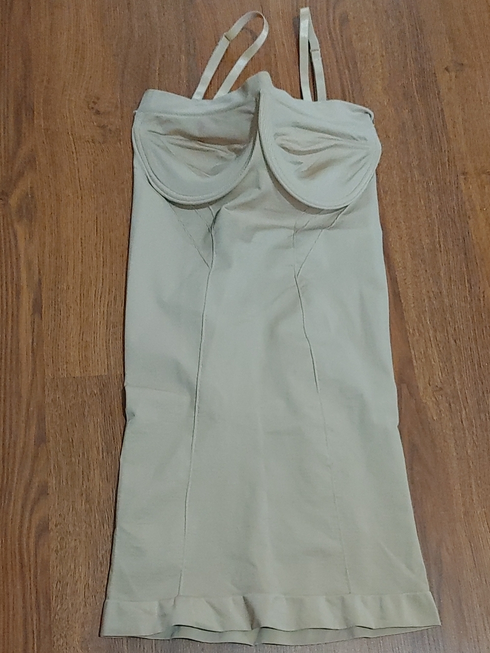 Body Wrap Sleeveless Light Beige Slip Sz XL